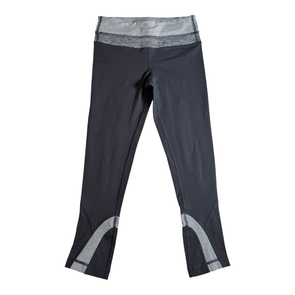 Lululemon Sz. 2 Black and Gray Leggings